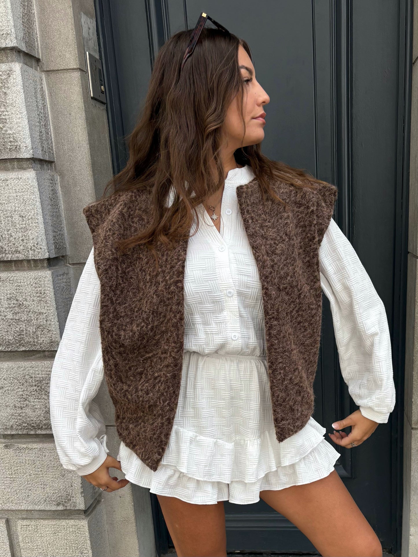 Veste OANA marron