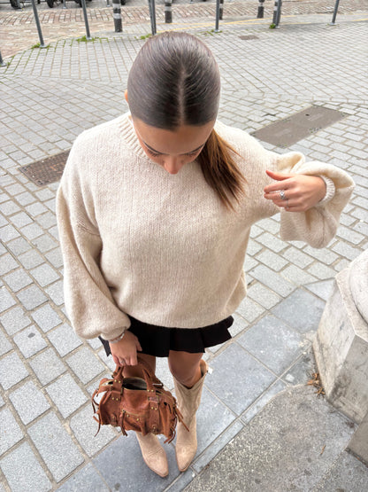 Sac en cuir VICTORIA - Marron