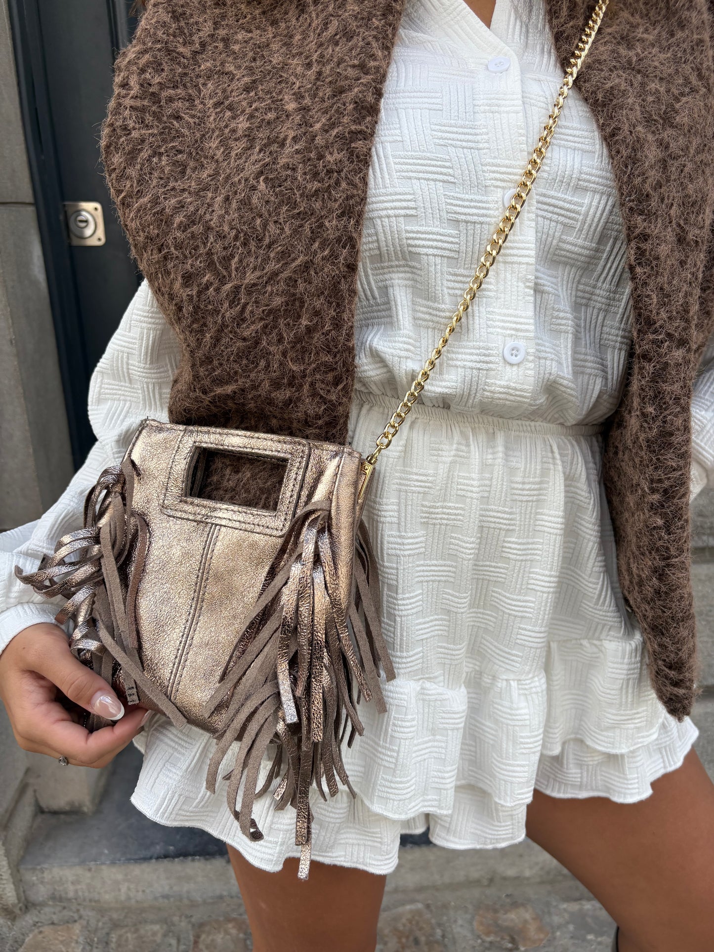 Sac en cuir MILA - irisé