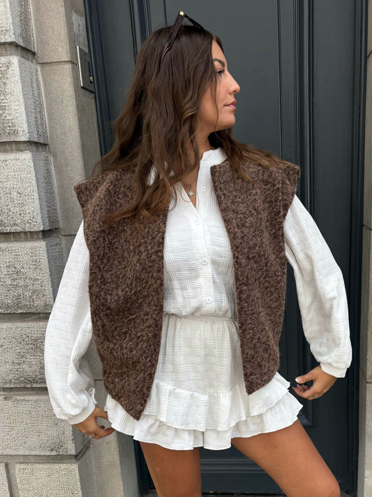 Veste OANA marron