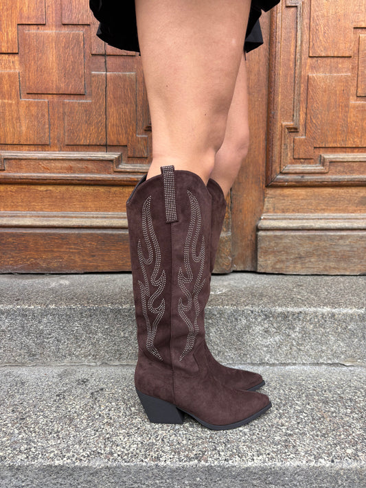 Santiags ANNA - marron