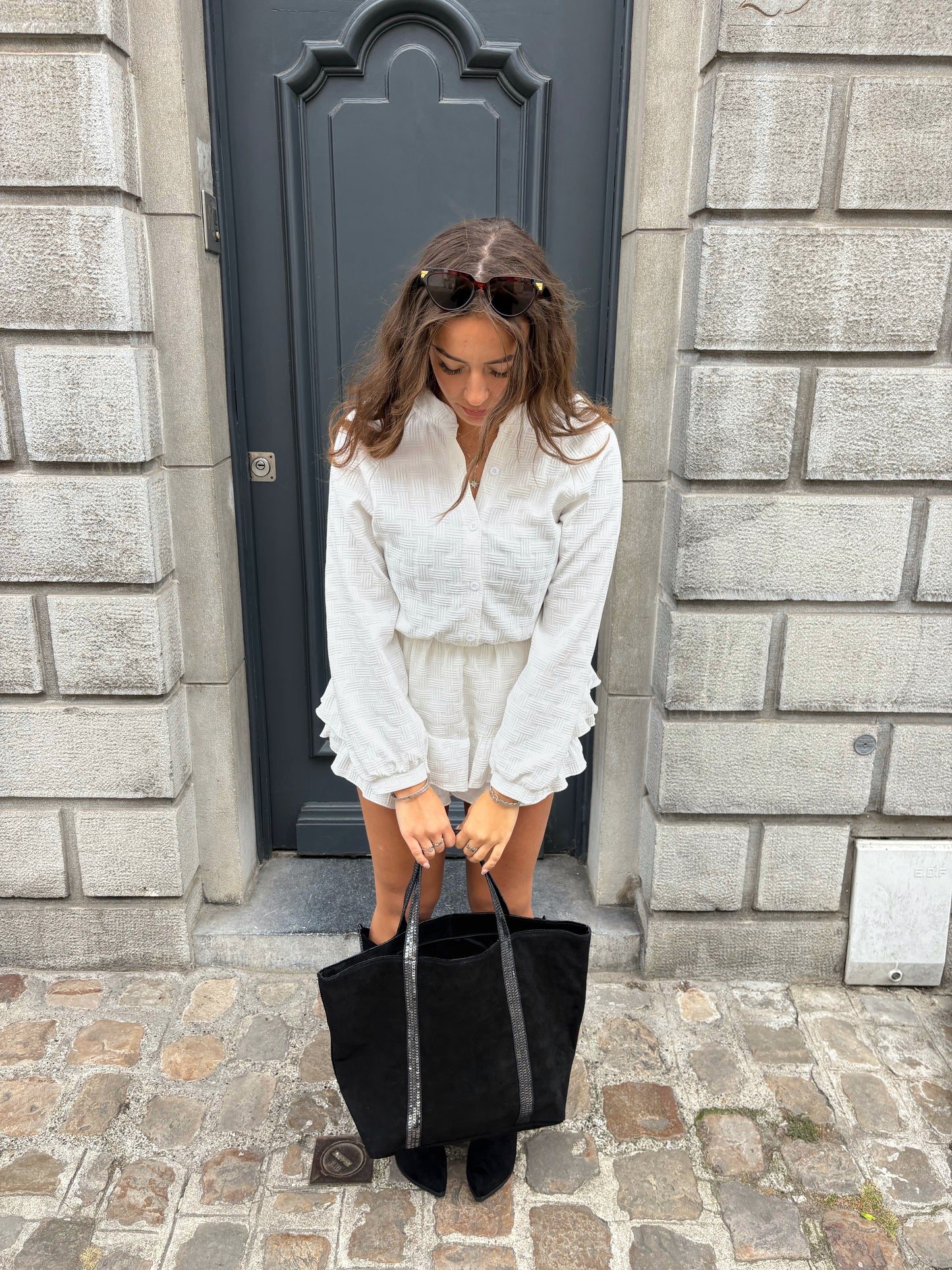 Sac en cuir ZELIA - noir