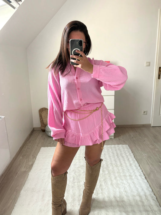 Chemise EMA rose